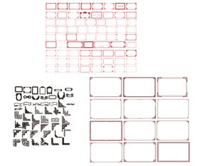 红色边框素材图片