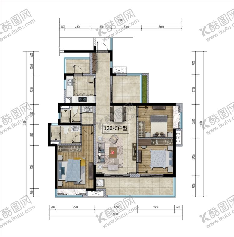 编号：97355609240158023793【酷图网】源文件下载-室内彩屏图