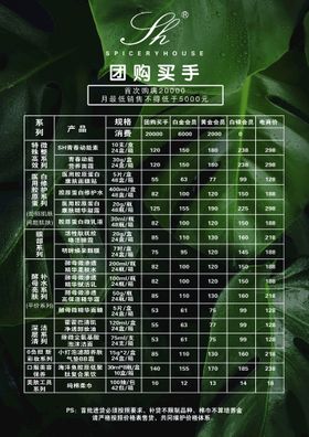 芳香世家价格表