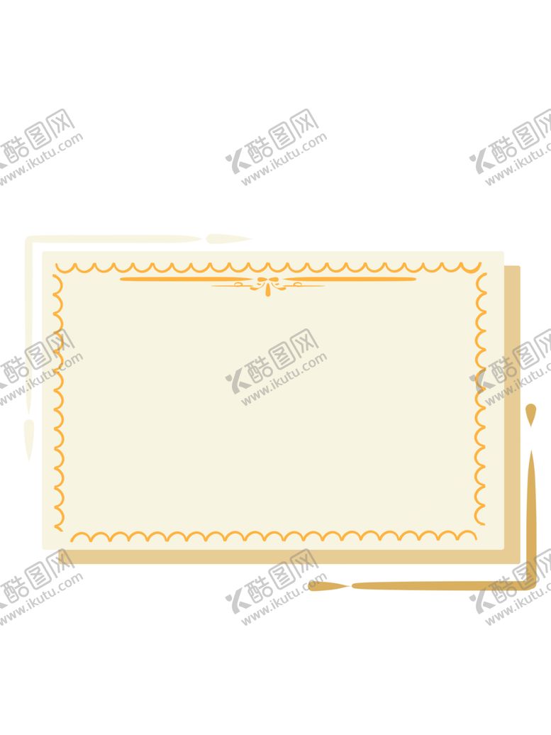 编号：88947006240959505297【酷图网】源文件下载-卡通边框简洁边框