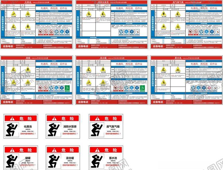 编号：33984406291337201557【酷图网】源文件下载-有限空间作业安全告知牌