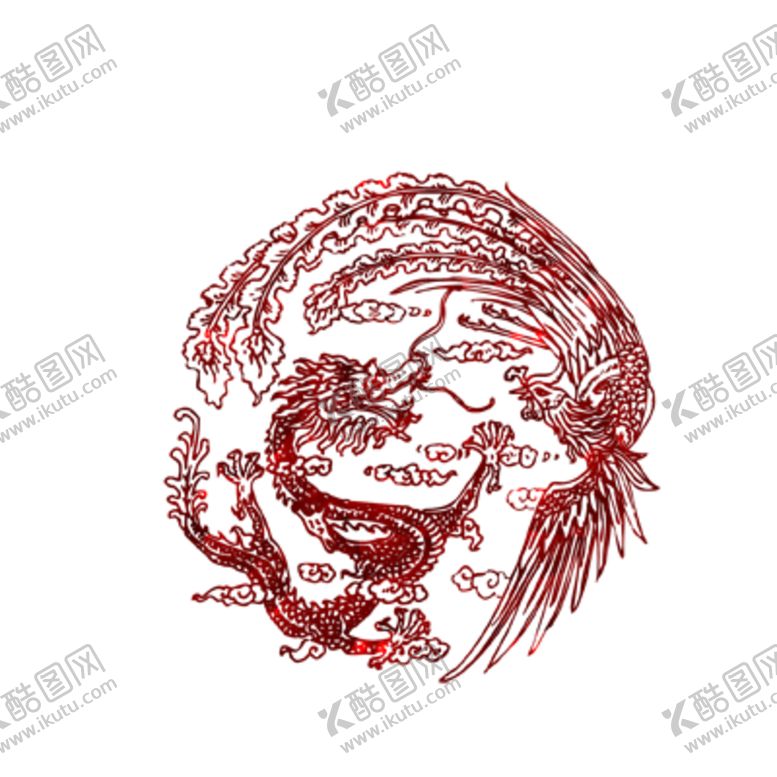 编号：11295304281903137704【酷图网】源文件下载-手绘水彩凤凰