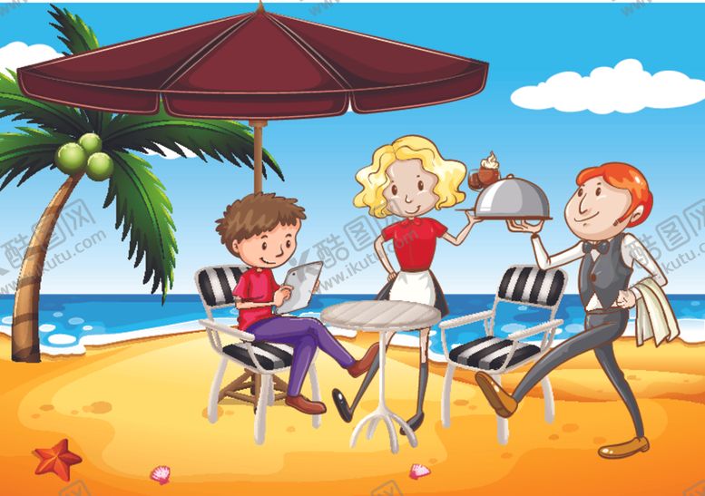 编号：25579609201233228621【酷图网】源文件下载-卡通餐饮人物