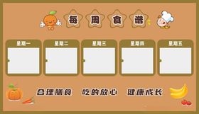 每周食谱