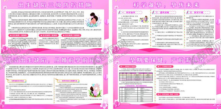 编号：55005410310112045457【酷图网】源文件下载-出生缺陷防治日主题宣传栏