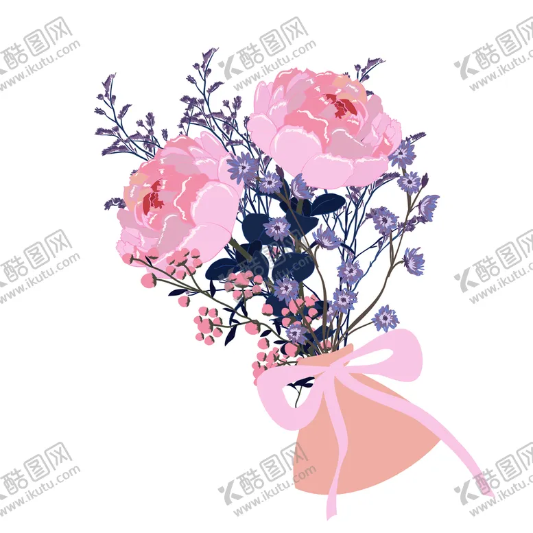 编号：51706810020029366853【酷图网】源文件下载-鲜花花束情人节鲜花