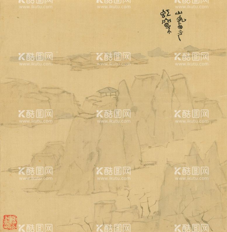 编号：60491210050427227651【酷图网】源文件下载-山水画 