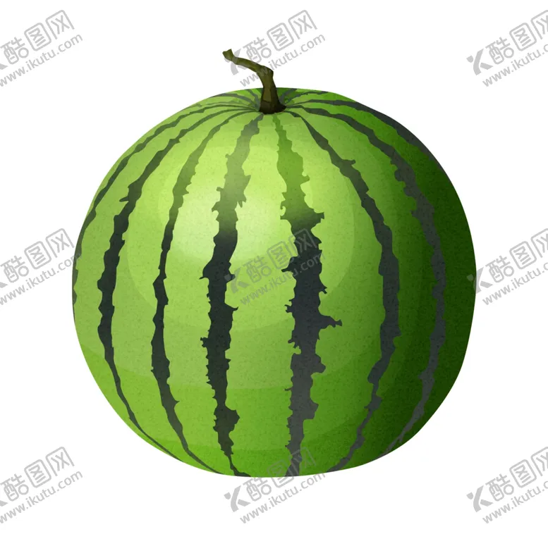 编号：60442201201959355035【酷图网】源文件下载-手绘水果西瓜