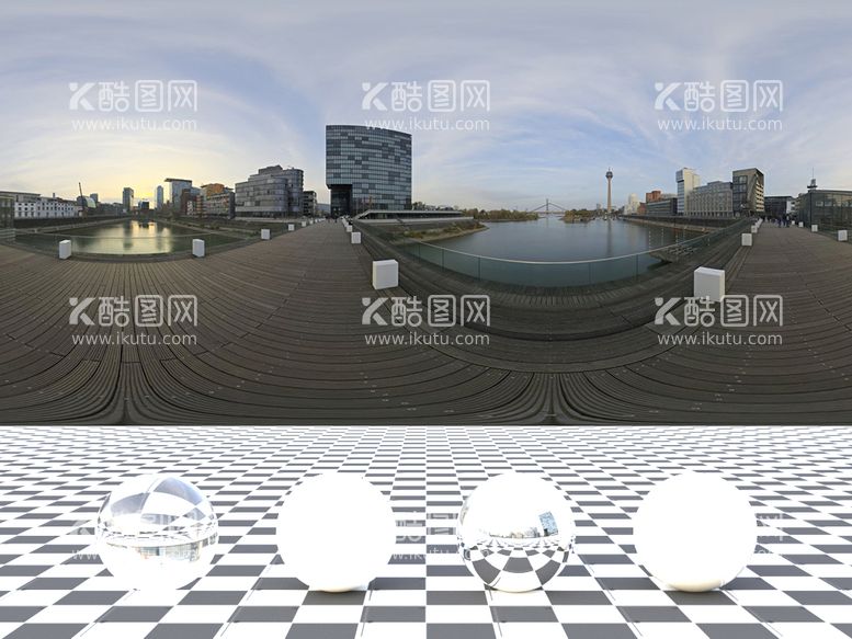 编号：70902002161846037185【酷图网】源文件下载-C4D城市街道贴图HDR贴图