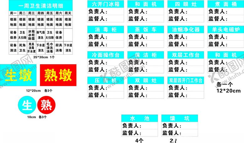 编号：51892501251129225750【酷图网】源文件下载-厨房小标识