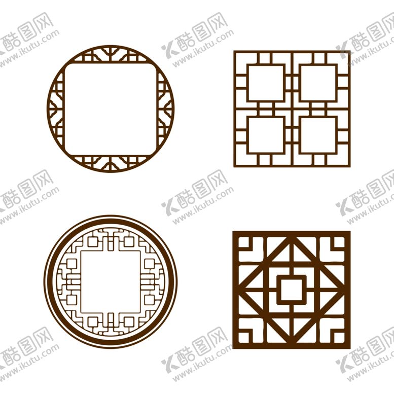 编号：27068601191033109770【酷图网】源文件下载-中式花窗