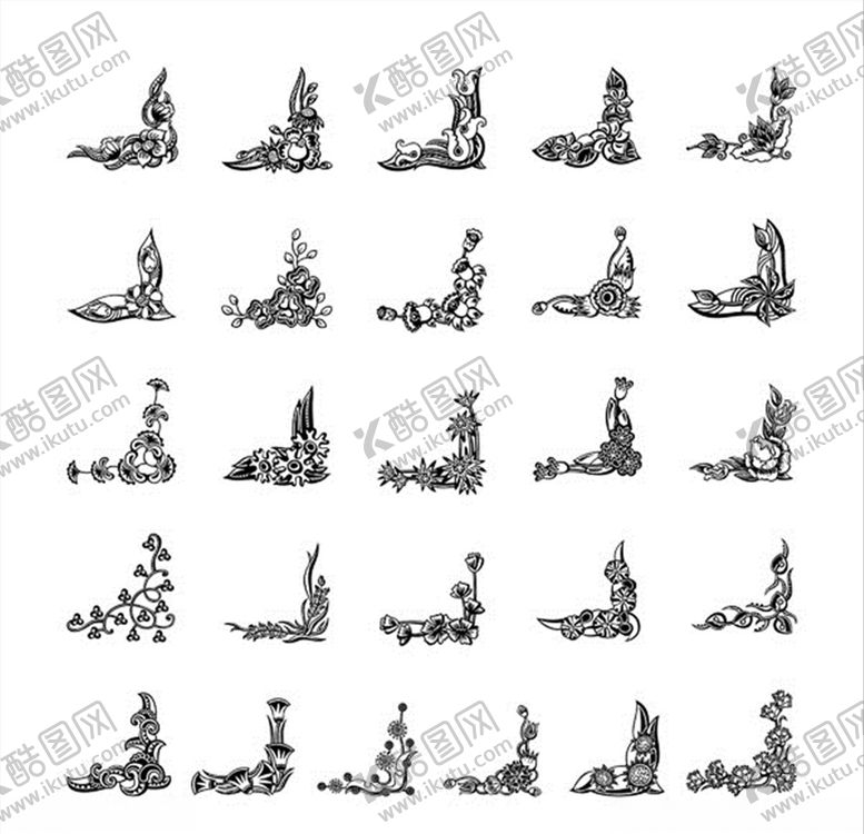 编号：85504910301129563390【酷图网】源文件下载-欧式花边边角