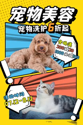 宠物美容海报