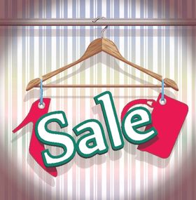sale打折促销折扣矢