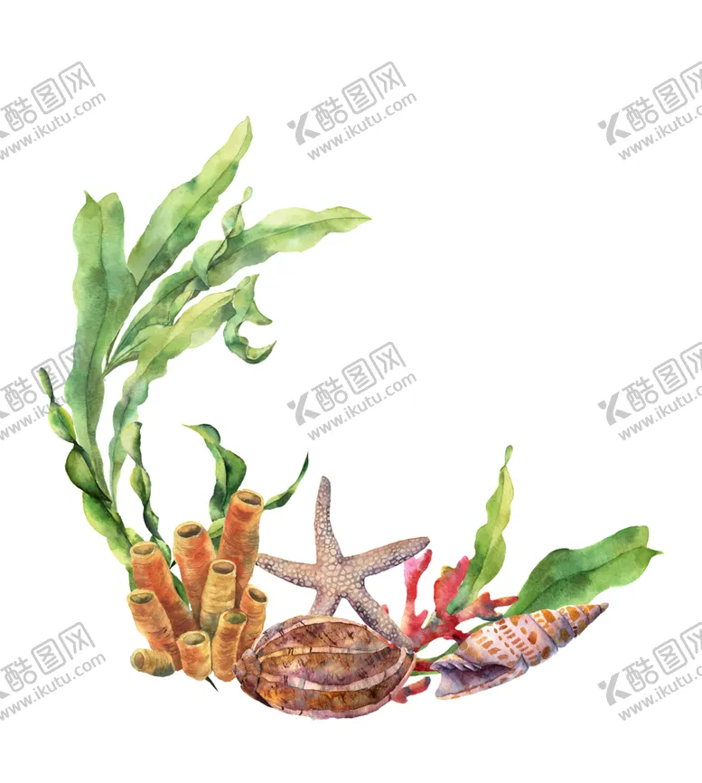编号：75143107071511264188【酷图网】源文件下载-海洋主题插画图案