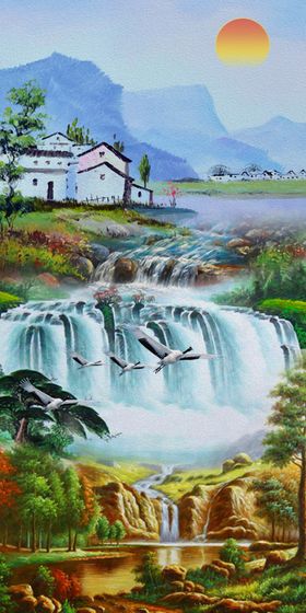 欧式风景画