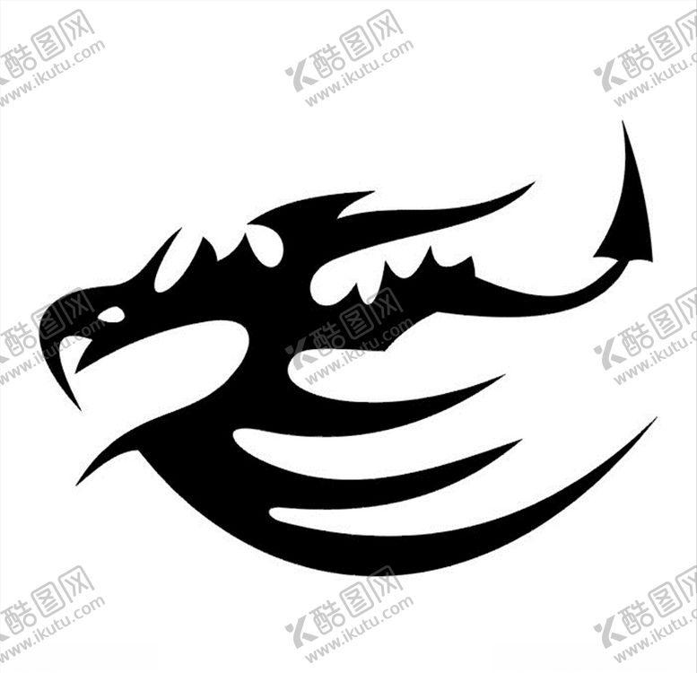 编号：15536205011508582044【酷图网】源文件下载-抽象飞龙矢量图