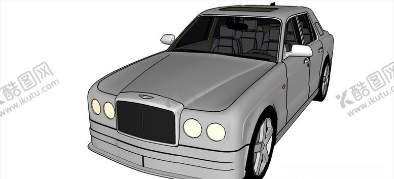 编号：64567310131737355394【酷图网】源文件下载-宾利小轿车模型