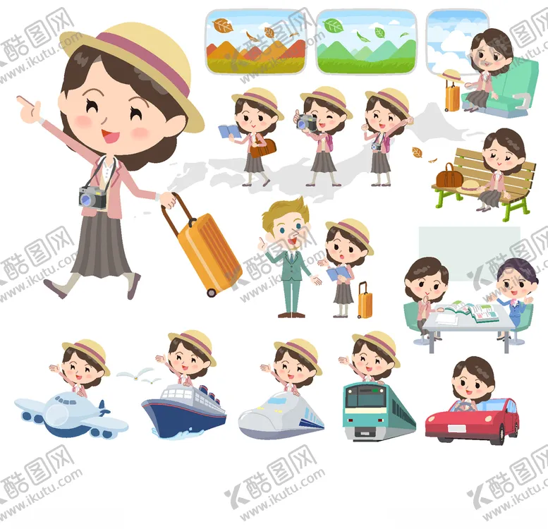 编号：95000706241915189357【酷图网】源文件下载-卡通人物