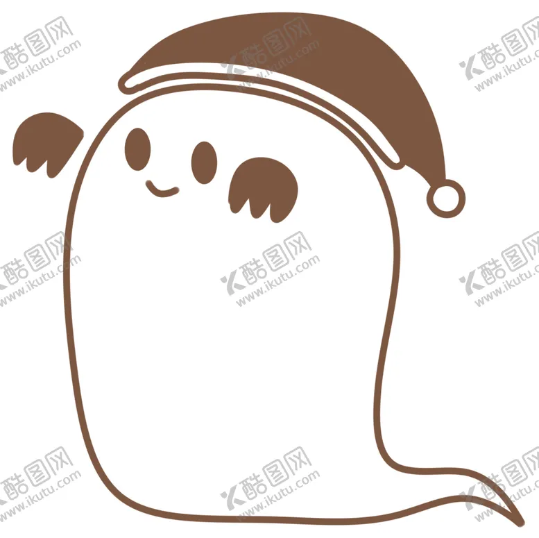 编号：30600604201234443737【酷图网】源文件下载-白色吓人幽灵