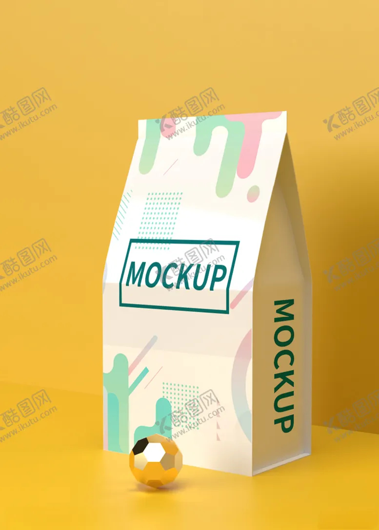 编号：25856707010545211490【酷图网】源文件下载-零食袋包装样机