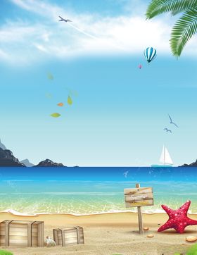 夏季沙滩