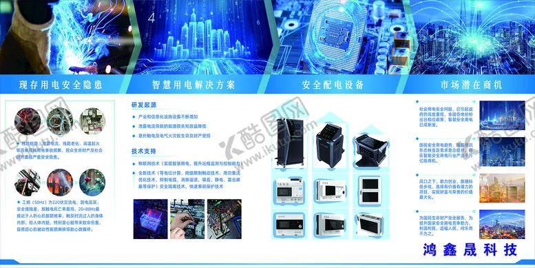 编号：94686210170731236304【酷图网】源文件下载-鸿鑫科技展板