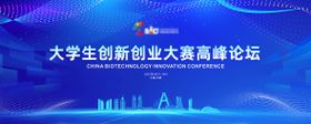 大学生创新创业大赛展板海报