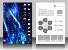 科技风企业指南宣传册设计