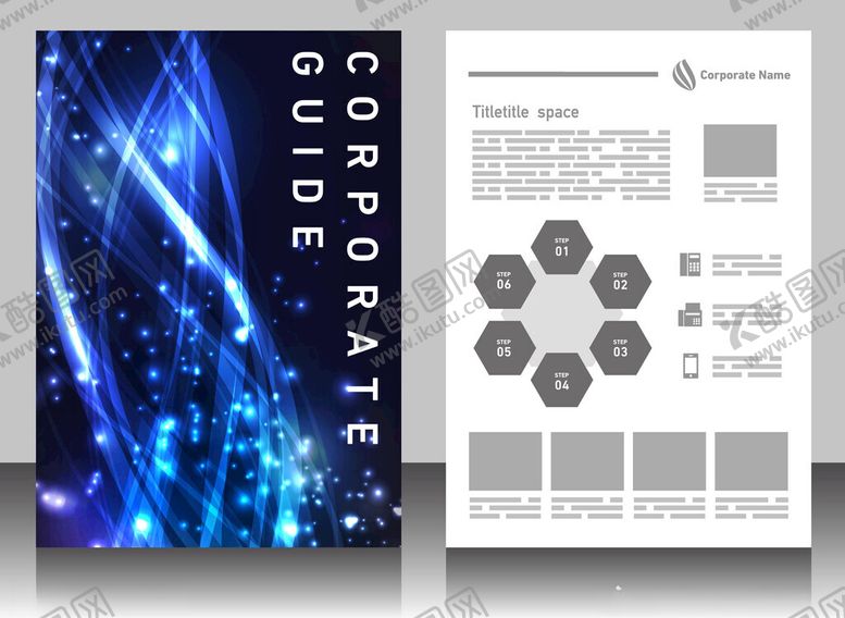 编号：28696904031916411152【酷图网】源文件下载-科技风企业指南宣传册设计