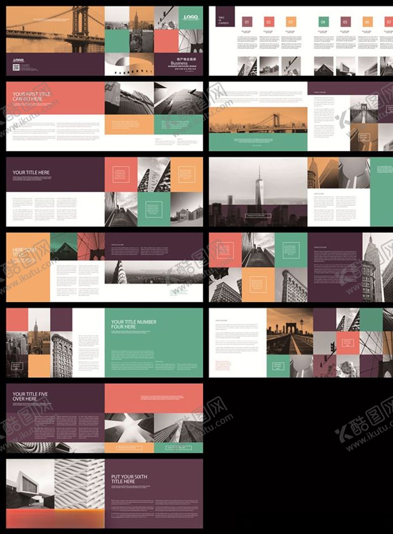 编号：44797109281401184207【酷图网】源文件下载-画册模板