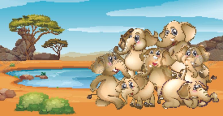 编号：29856210040728501366【酷图网】源文件下载-卡通大象