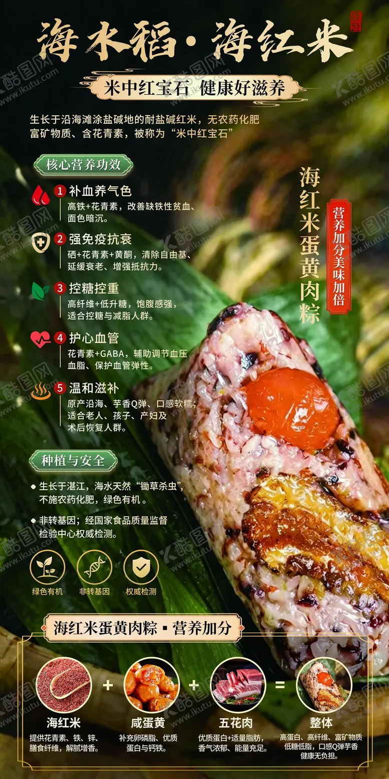 编号：91303305222350039152【酷图网】源文件下载-端午节粽子宣传海报