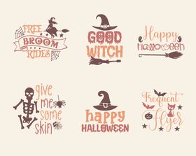 万圣节装饰图案设计元素