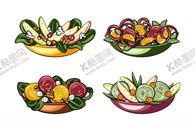 编号：25795009262331458697【酷图网】源文件下载-矢量厨房蔬菜食品素材