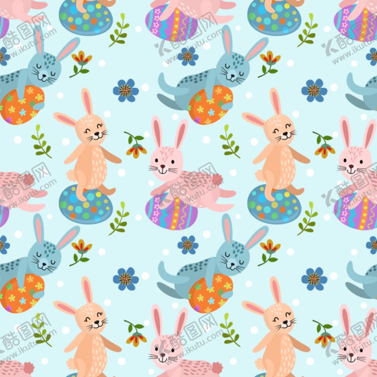 编号：92846310290008022398【酷图网】源文件下载-叶子花卉无缝图案