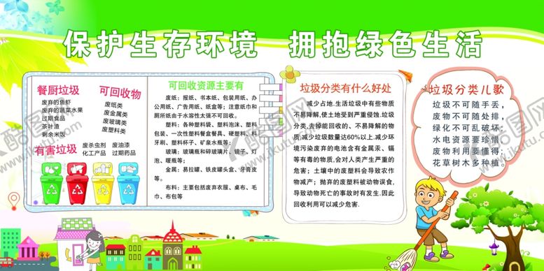 编号：98784401311218413870【酷图网】源文件下载-垃圾归类 