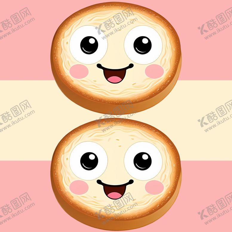 编号：86365502030635485265【酷图网】源文件下载-手绘卡通面包宝宝