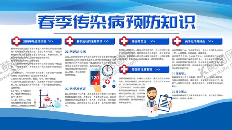 编号：57125110100408234725【酷图网】源文件下载-春季染病病预防知识