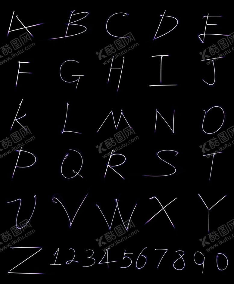 编号：67858706240057182659【酷图网】源文件下载-光线的字母
