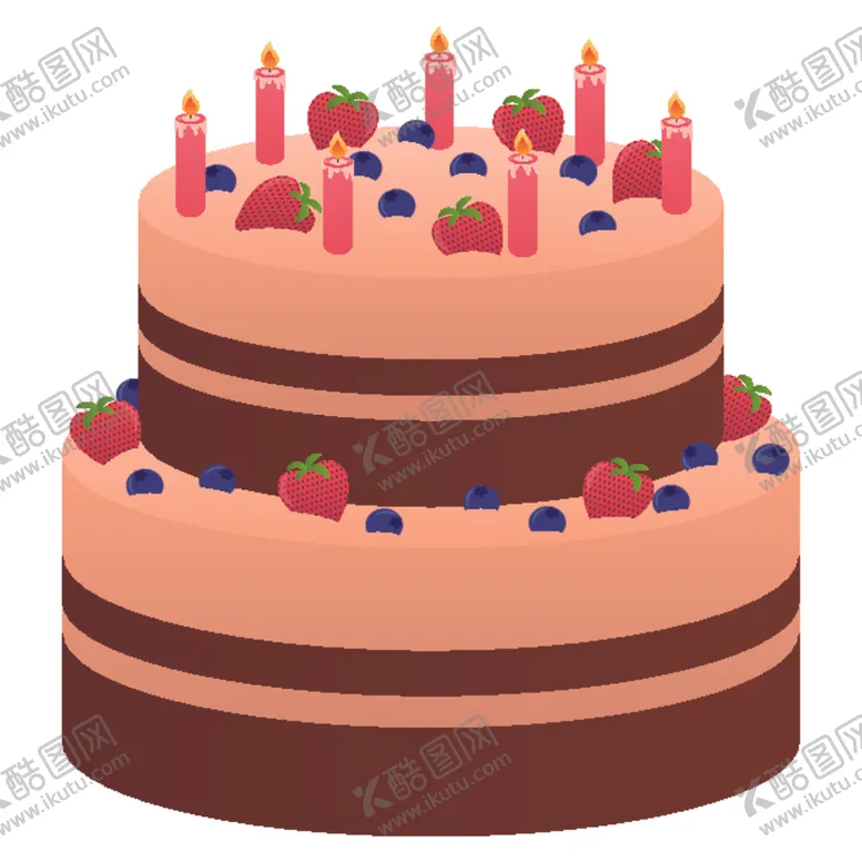 编号：62589306271648215098【酷图网】源文件下载-生日蛋糕