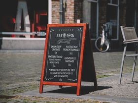 户外菜单木架节日价格样机