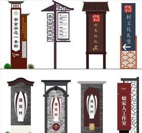 古典导视牌