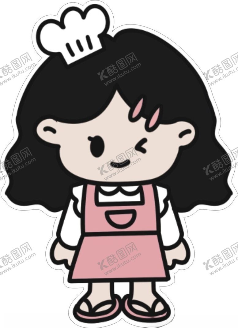 编号：49037312081907311413【酷图网】源文件下载-卡通女孩