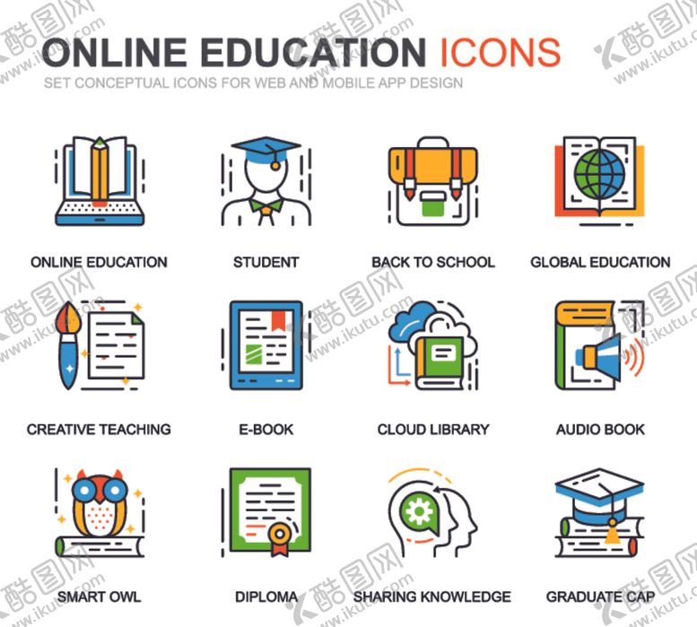 编号：60554910201812453224【酷图网】源文件下载-扁平图标