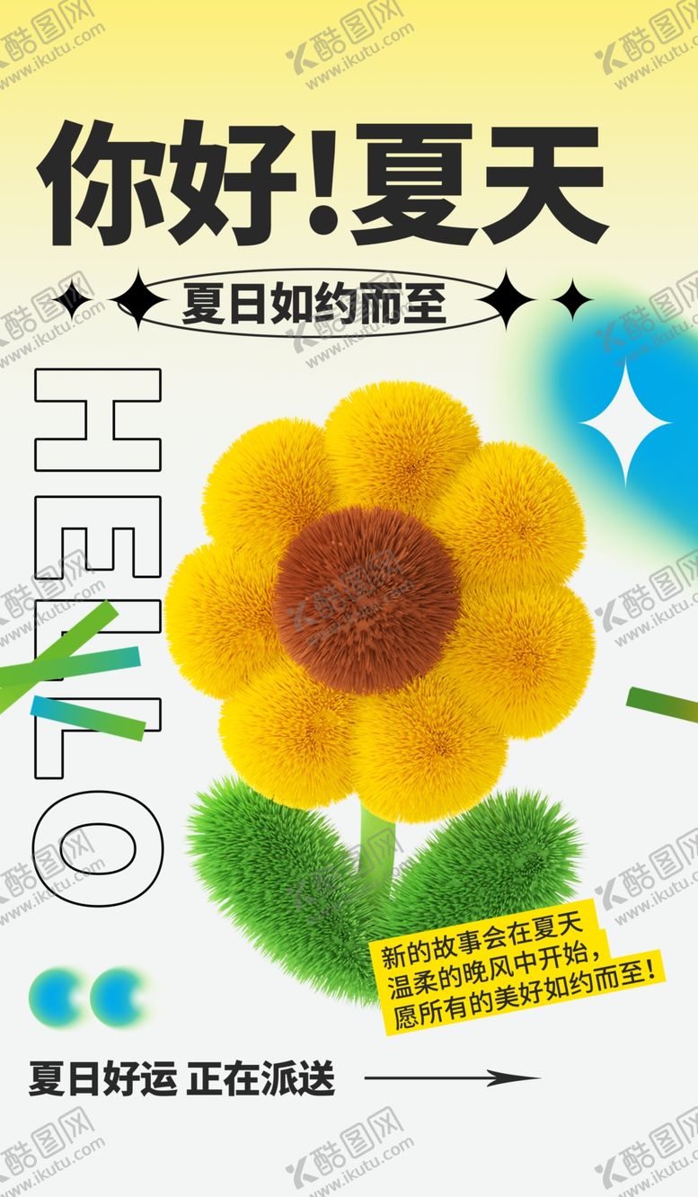 编号：90162805242236585588【酷图网】源文件下载-夏天海报