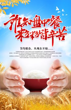 2020简约光盘行动节省粮食