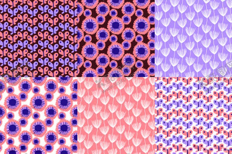 编号：76382811192345397801【酷图网】源文件下载-多彩几何图案纹理集合