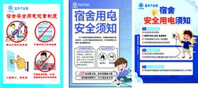 宿舍用电安全须知海报