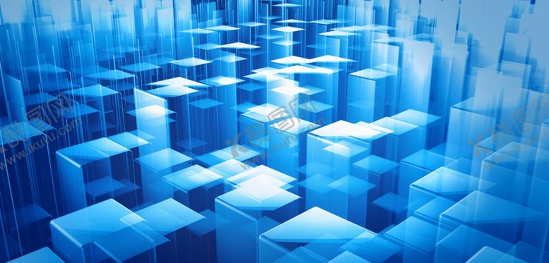 编号：39336209192155383147【酷图网】源文件下载-蓝色几何背景